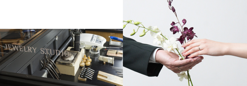 職人がそばにいるから叶うオーダーメイドの指輪